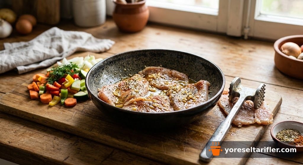 Sebzeli Tavuk Sarma Tarifi — Adım 1