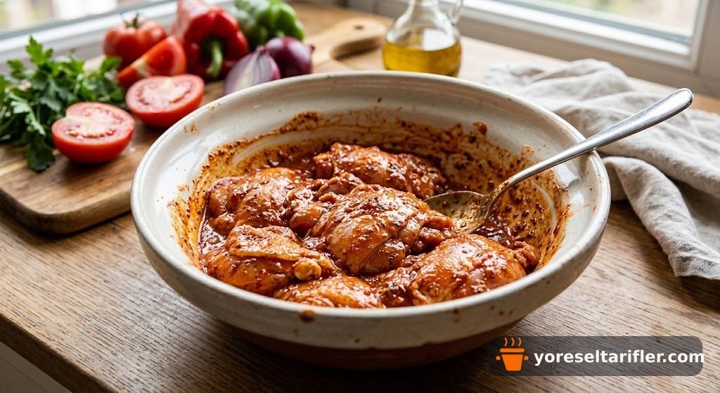 Sebzeli Tavuk Sarma Tarifi — Adım 2