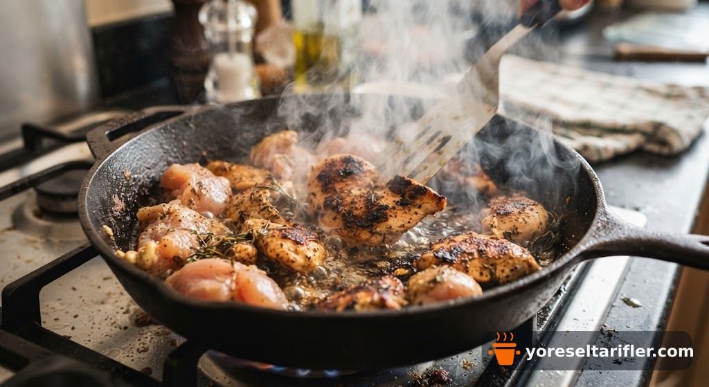 Şeftalili Balsamik Soslu Tavuk Tarifi — Adım 2