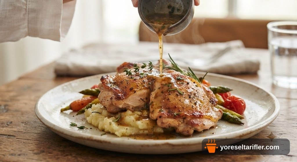 Şeftalili Balsamik Soslu Tavuk Tarifi — Adım 6