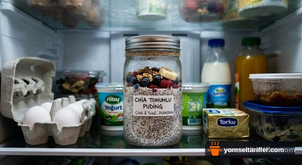 Şekersiz Chia Puding Tarifi — Adım 2