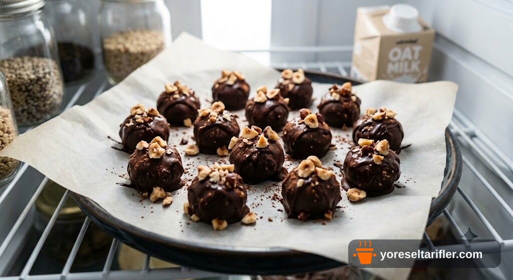 Şekersiz Fındıklı Vegan Truff Tarifi — Adım 5