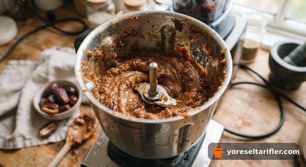 Şekersiz Fit Brownie Hurmalı Cevizli Tarifi — Adım 2