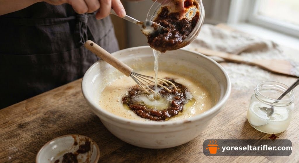 Şekersiz Fit Brownie Hurmalı Cevizli Tarifi — Adım 4