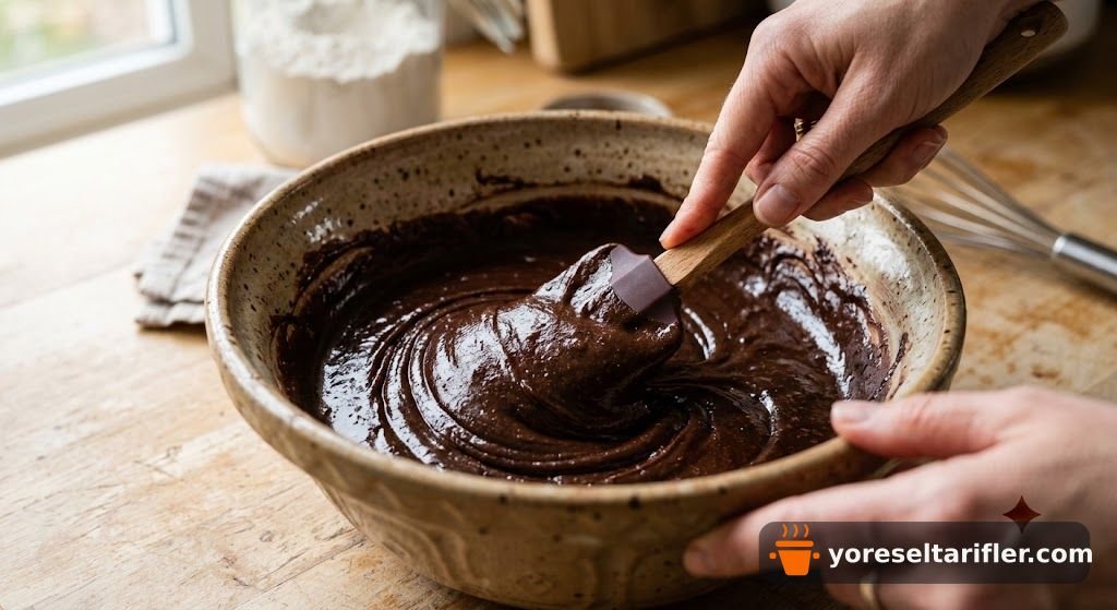 Şekersiz Fit Brownie Hurmalı Cevizli Tarifi — Adım 5