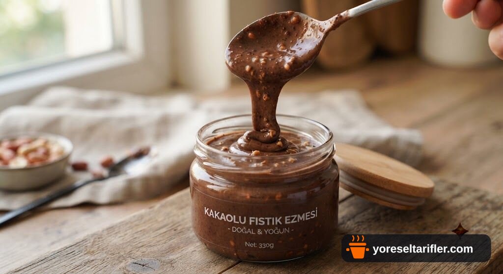 Şekersiz Kahvaltılık Kakaolu Fıstık Ezmesi Tarifi — Adım 4