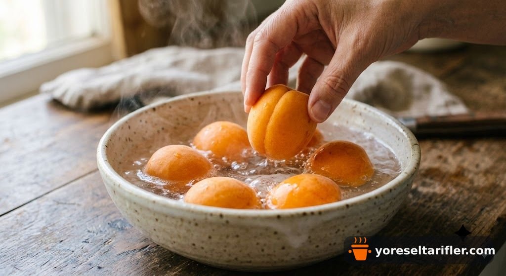 Şekersiz Kayısıdan Yapılan Raw Tatlı Tarifi — Adım 1