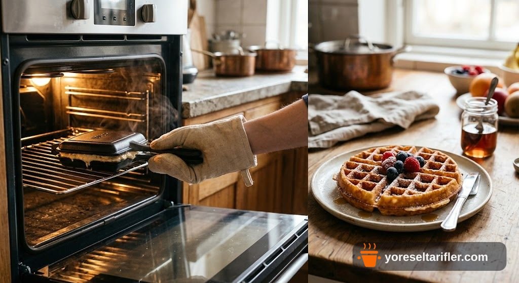 Şekersiz Muzlu Waffle Tarifi — Adım 5