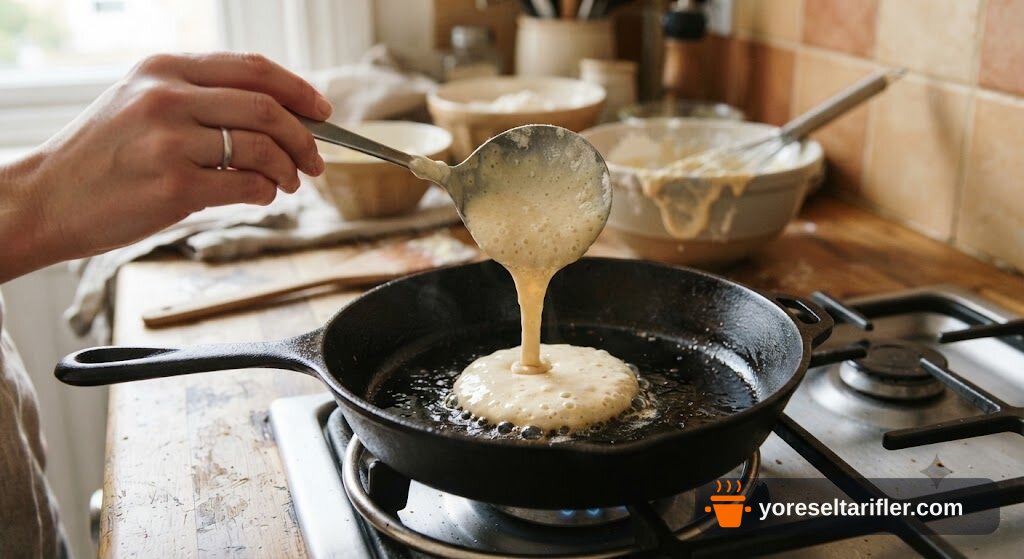 Şekersiz Tam Buğday Pancake Tarifi — Adım 5