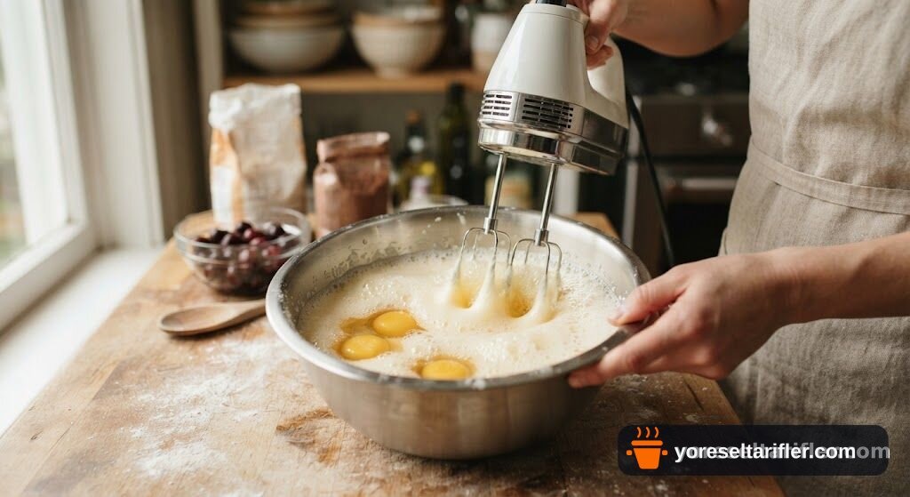 Şekersiz Vişneli Brownie Tatlı Tarifi — Adım 2