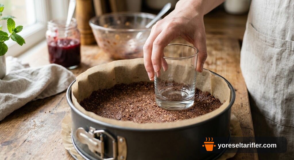 Şekersiz Vişneli Pişmeyen Cheesecake Tarifi — Adım 2