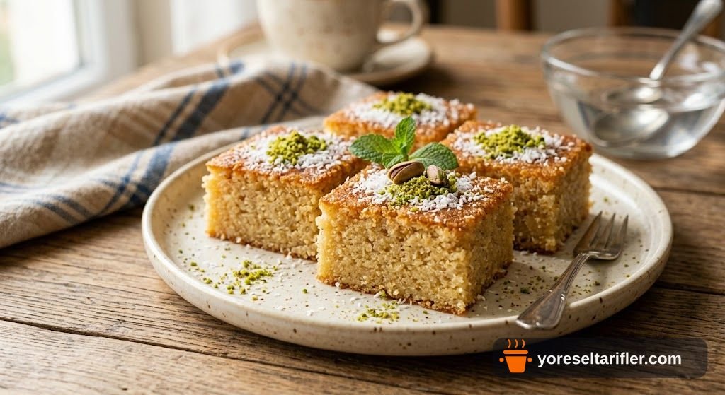 Şerbetsiz İrmik Tatlısı Tarifi — Adım 7