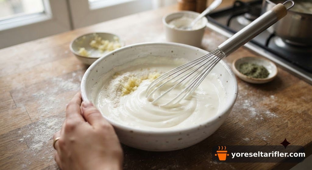 Sıcacık Mantı Suyuna Çorba Tarifi — Adım 3