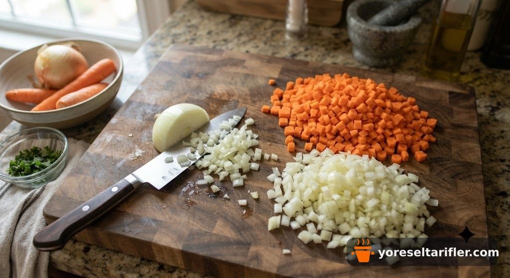 Sıcacık Süzme Yeşil Mercimek Çorbası Tarifi — Adım 1