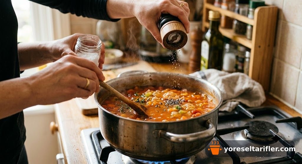 Sıcacık Süzme Yeşil Mercimek Çorbası Tarifi — Adım 4
