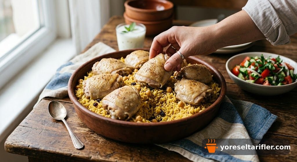 Siirt Tavuklu Büryan Pilavı Tarifi — Adım 6