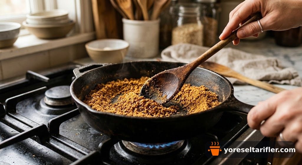 Sıvı Yağlı Yumuşacık Un Helvası Tarifi — Adım 3