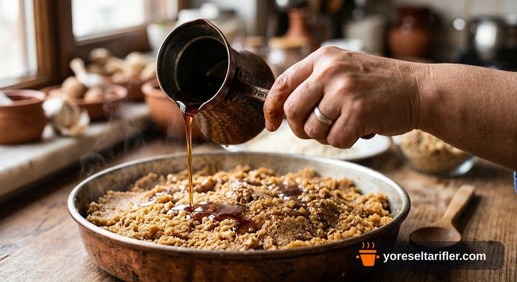 Sıvı Yağlı Yumuşacık Un Helvası Tarifi — Adım 4