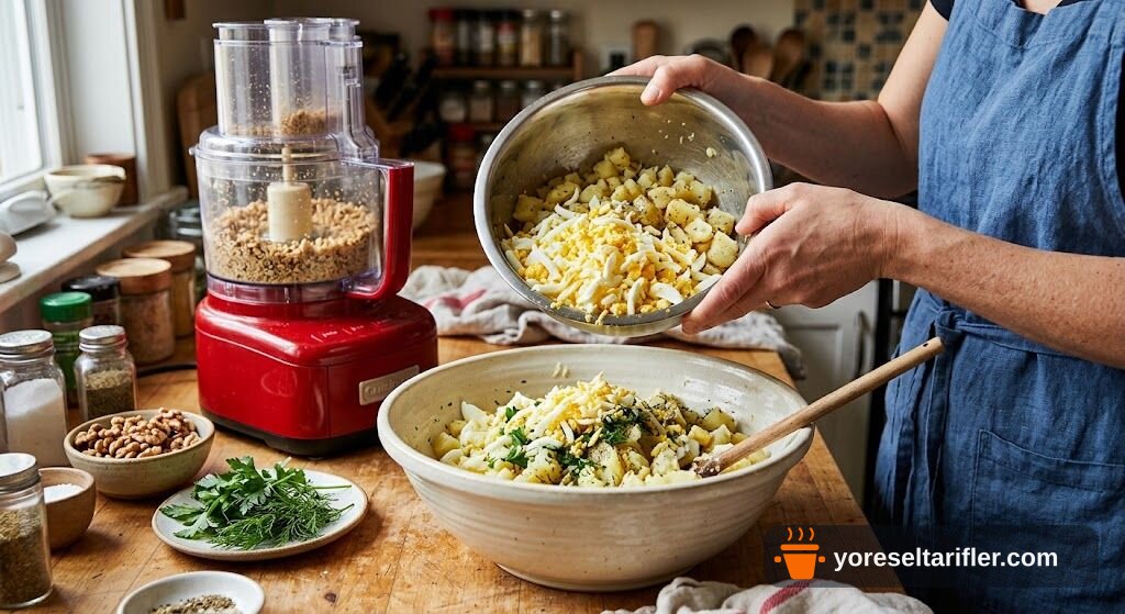 Siyah Erikli Tavuklu Salata Tarifi — Adım 2