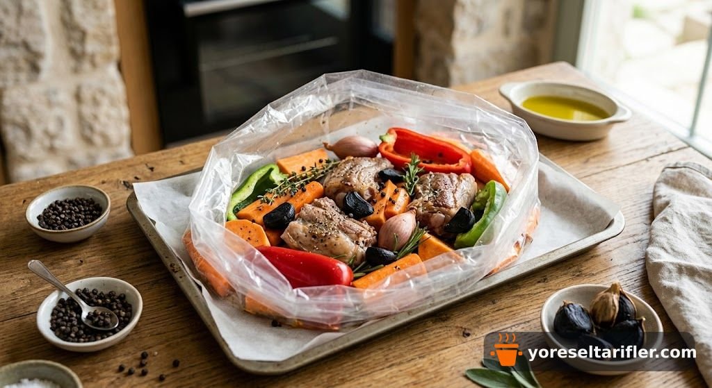 Siyah Sarımsaklı Sebzeli Fırın Kuzu Gerdan Tarifi — Adım 2