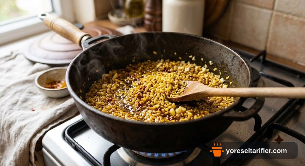 Siyez Bulguru Pilavı Tarifi — Adım 2