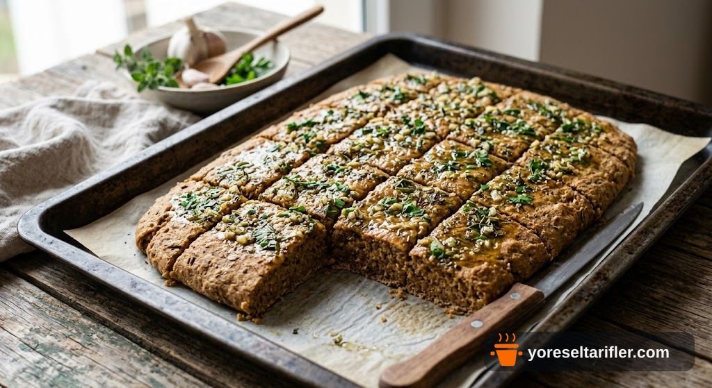 Siyez Unlu Sarımsaklı Kekikli Ekmek Tarifi — Adım 3