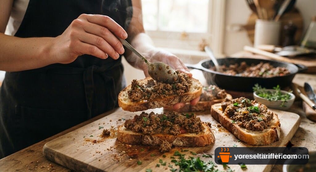 Sloppy Joe Hamburger Tarifi — Adım 10