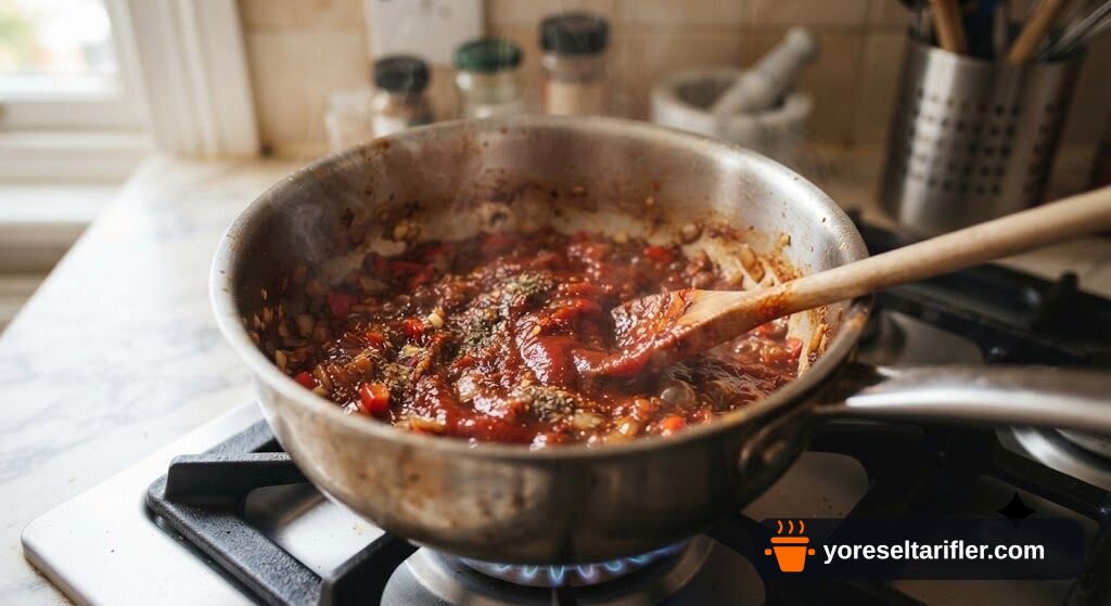 Sloppy Joe Hamburger Tarifi — Adım 5