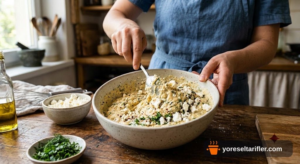 Sodalı Ispanaklı Gül Böreği Börek Tarifi — Adım 4