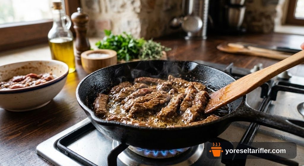 Soğan Suyuyla Yumuşacık Çökertme Kebabı Tarifi — Adım 7