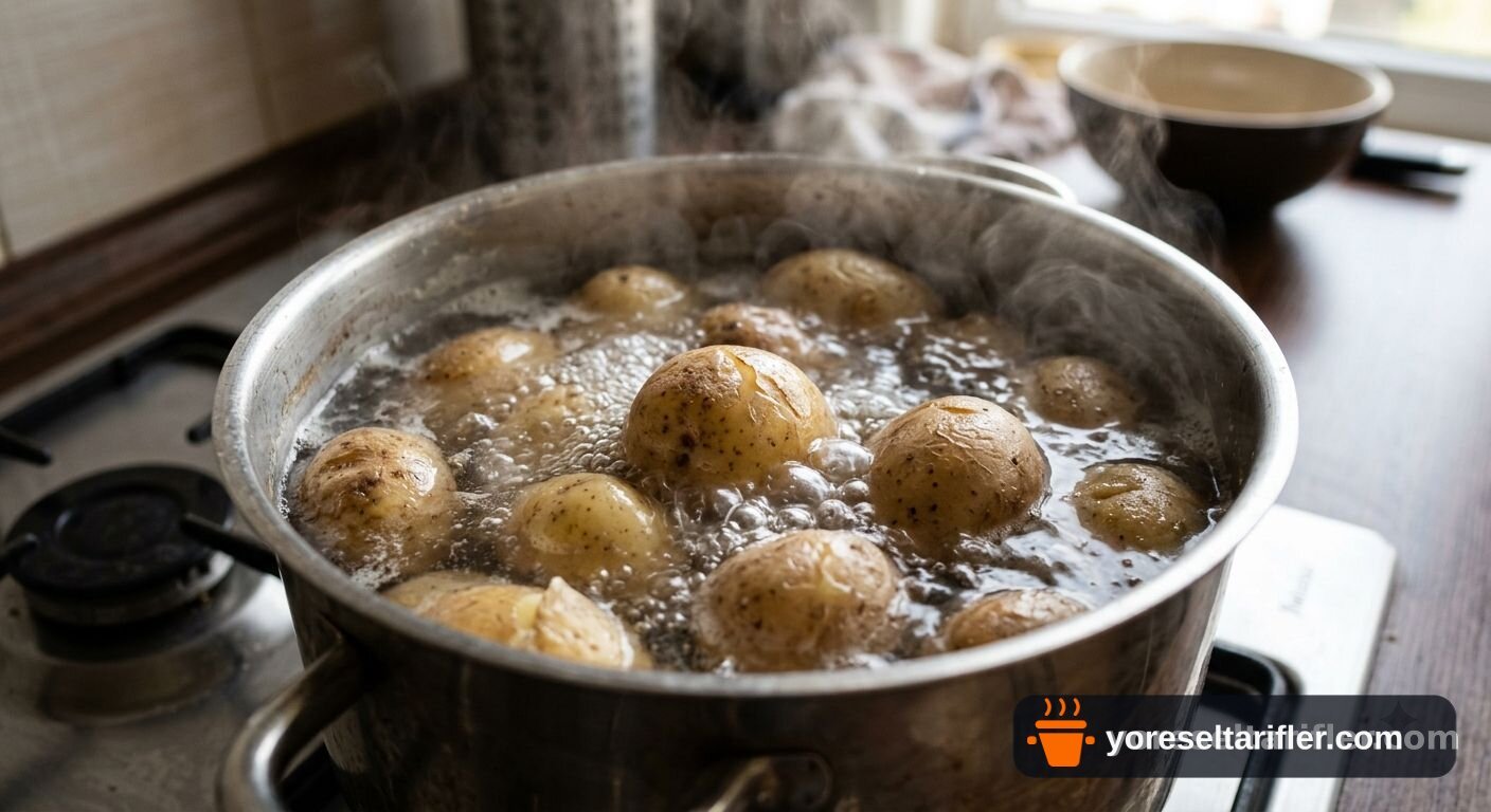 Soğanlı Baharatlı Patates Püresi Tarifi — Adım 1