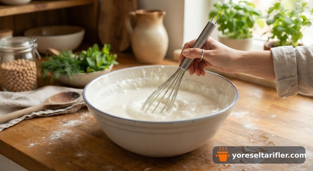 Soğuk Yoğurtla Yapılan Ayran Çorbası Tarifi — Adım 2