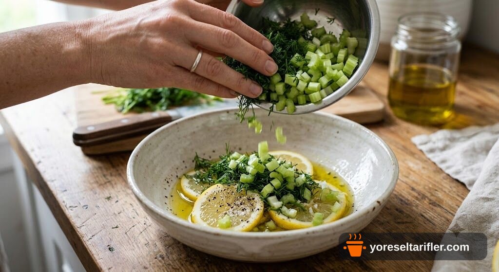 Somonlu Kereviz Salatası Tarifi — Adım 2
