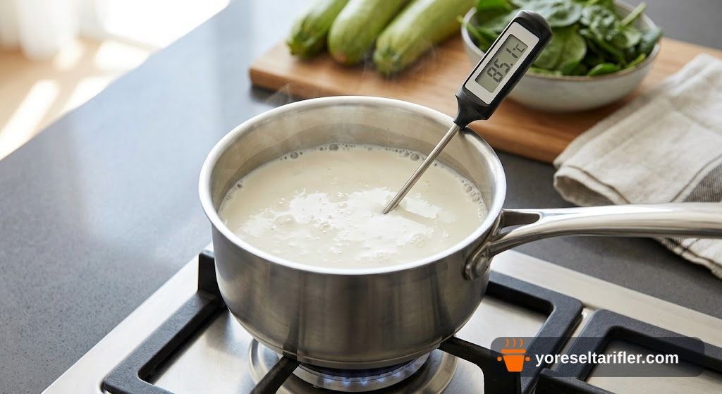 Sous Vide Kabak ve Ispanaklı Dondurma Tarifi — Adım 4
