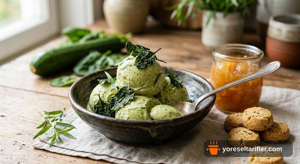 Sous Vide Kabak ve Ispanaklı Dondurma Tarifi — Adım 6