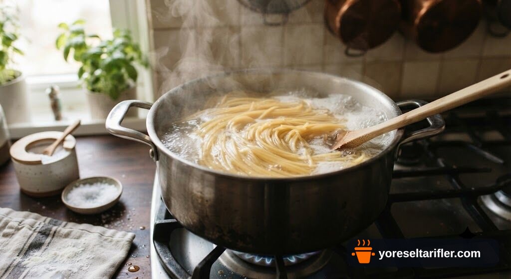 Spagetti Puttanesca Soslu Makarna Tarifi — Adım 2