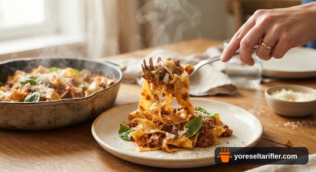Spagetti Puttanesca Soslu Makarna Tarifi — Adım 6