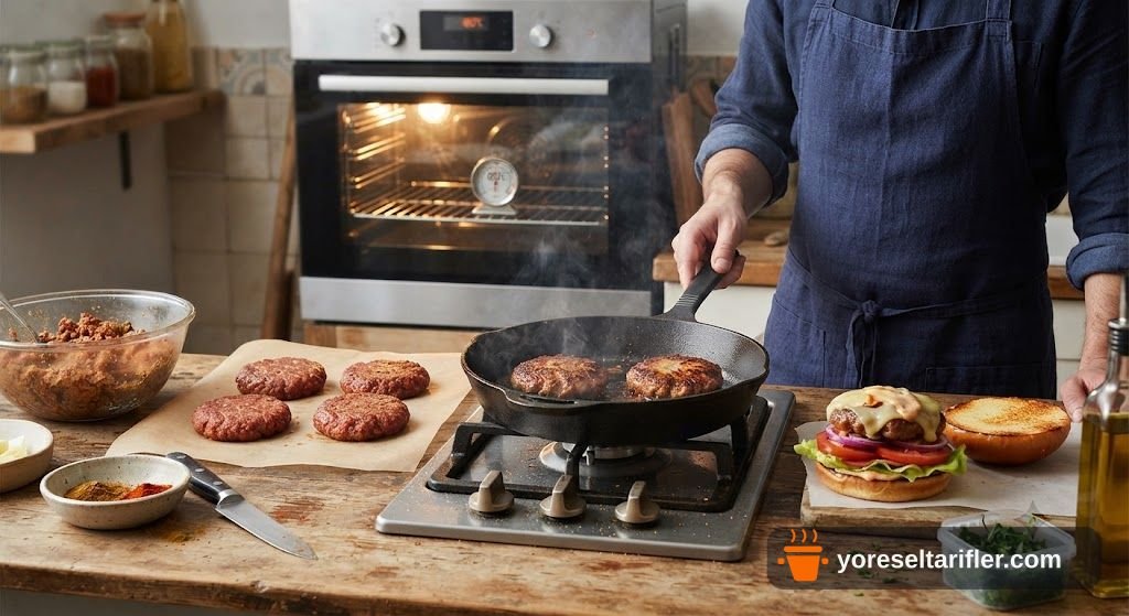 Sucuk Köfteli Burger Tarifi — Adım 6