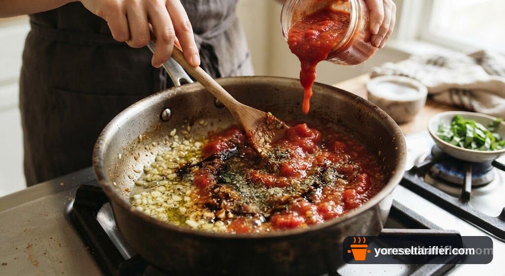 Sucuklu Islak Hamburger Tarifi — Adım 2