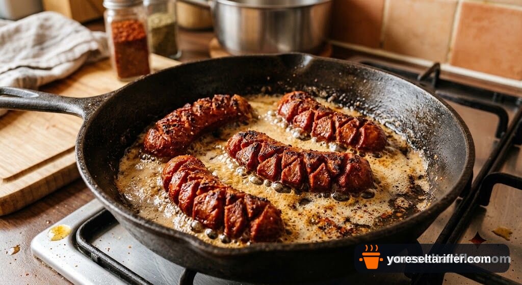 Sucuklu Islak Hamburger Tarifi — Adım 5