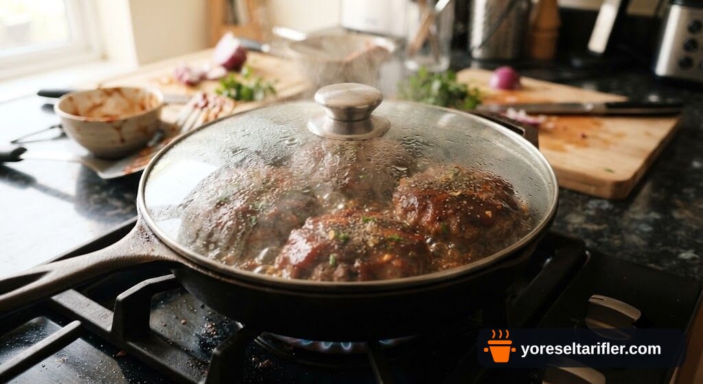 Sucuklu Islak Hamburger Tarifi — Adım 8