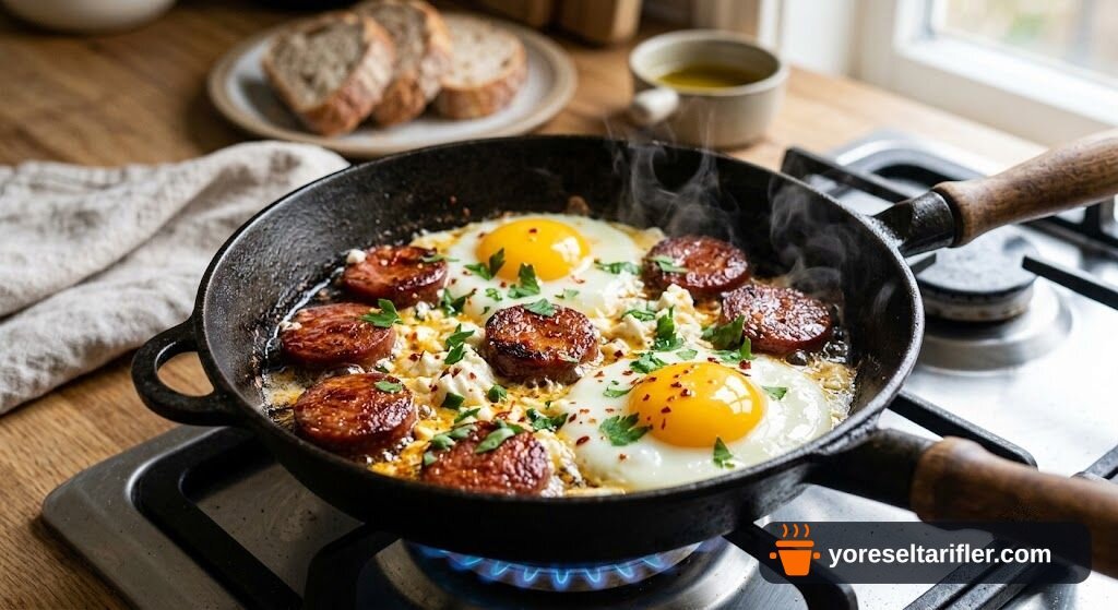 Sucuklu Yumurta Tarifi — Adım 3