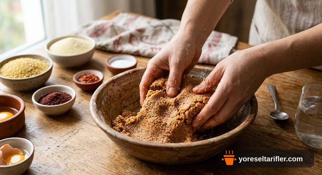 Sumaklı Ekşili Tirşik Köfte Tarifi — Adım 2