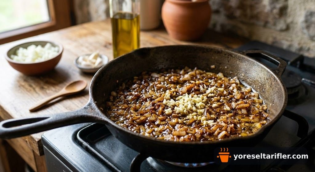 Sumaklı Yaprak Sarması Tarifi — Adım 1