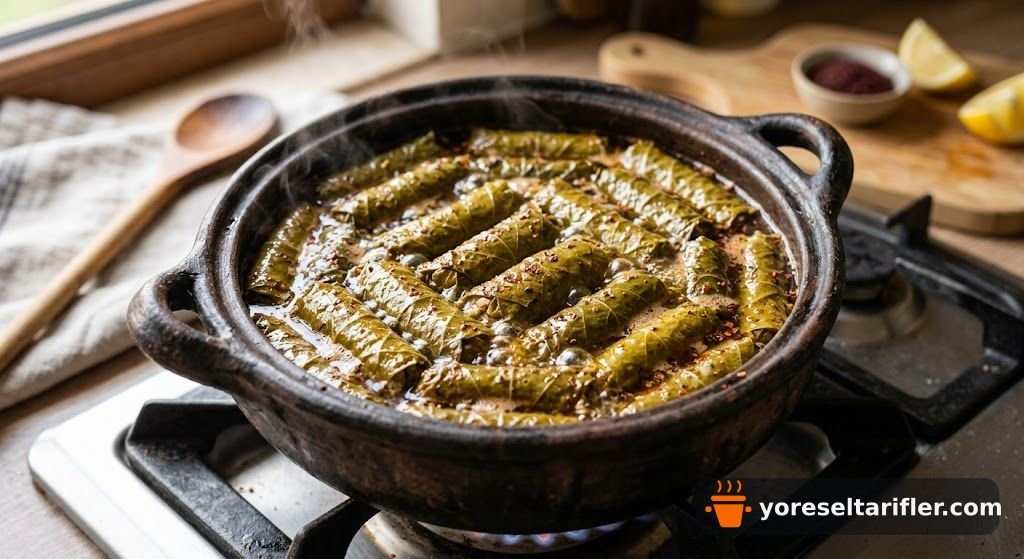 Sumaklı Yaprak Sarması Tarifi — Adım 8