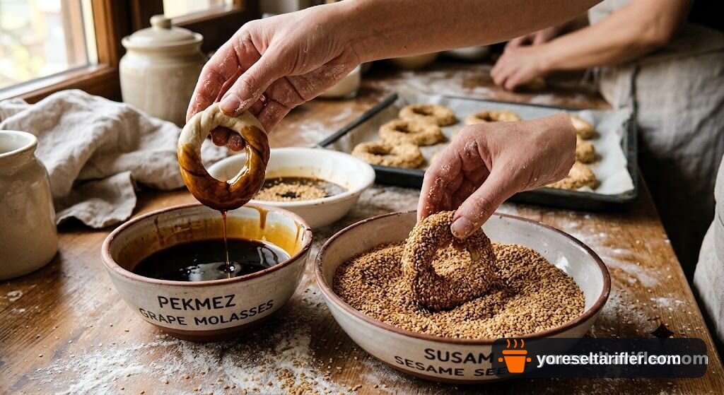Susamlı Mini Poğaça Tarifi — Adım 3