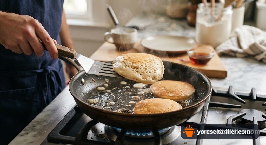 Süt ve Yumurta ile Yapılan Puf Pankek Tarifi — Adım 5