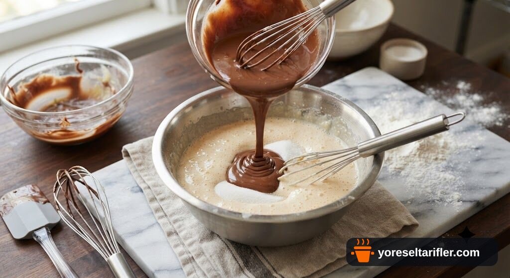 Sütlü Çikolata Brownie Tarifi — Adım 1