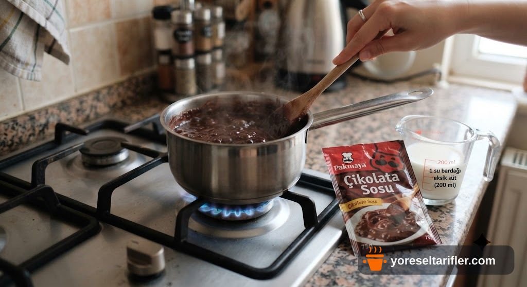 Sütlü Çikolata Soslu Yumuşak Kek Tarifi — Adım 3