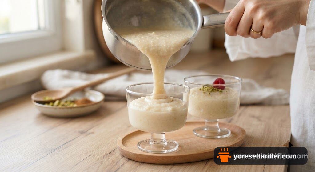 Sütlü Fit İrmik Kupları Tarifi — Adım 5